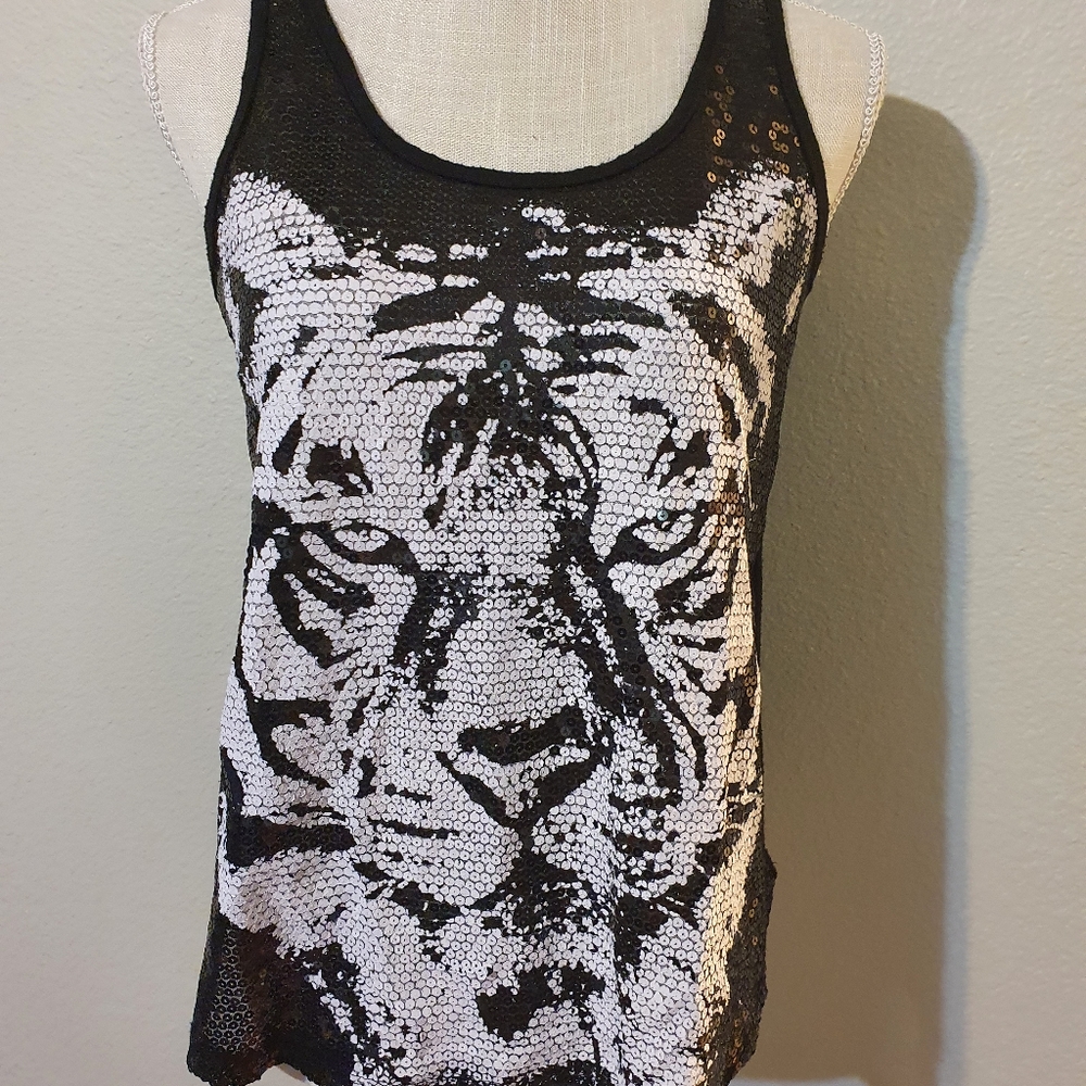 ❤ "Tiger in Sequins" Tank ❤ (GUC)